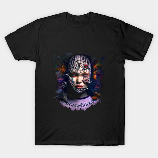 Chic Chill: The Balaclava Mask T-Shirt T-Shirt by Phantom Troupe
